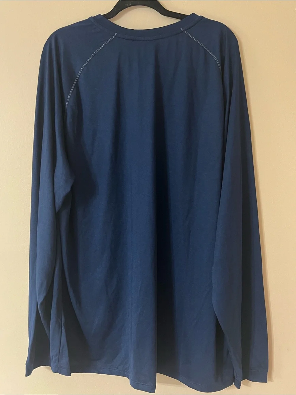 adidas Climalite Long Sleeve Tee Collegiate Navy